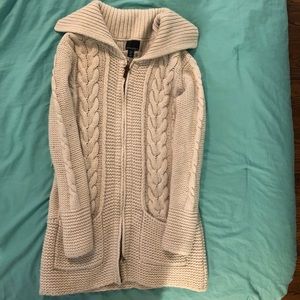 Cynthia Rowley zip up sweater